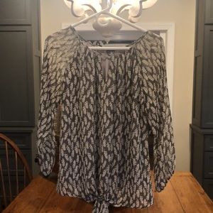 Wes Kei - Elorana Tie Front Blouse